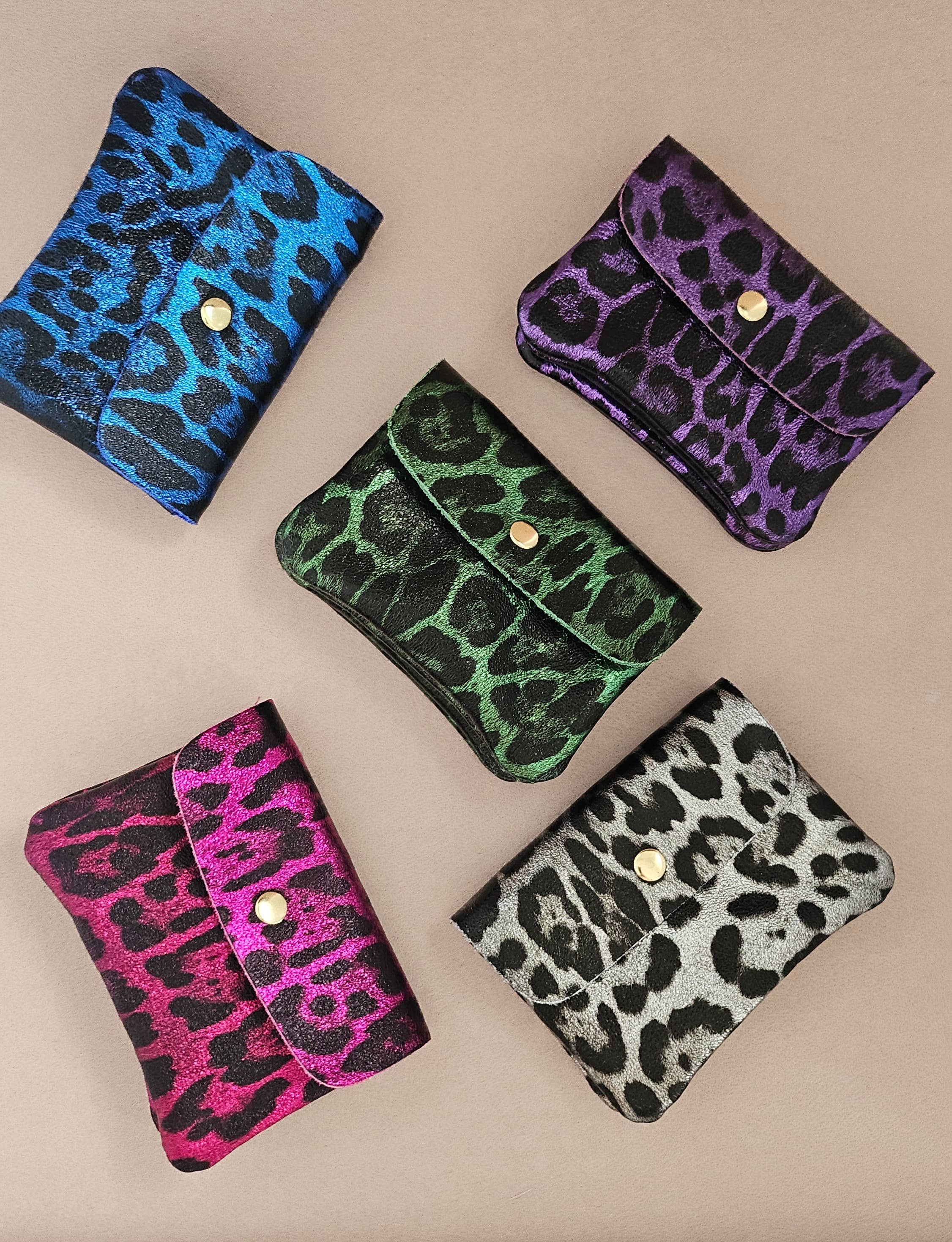 Leder Geldbörse mit 2 Fächern LEO Design