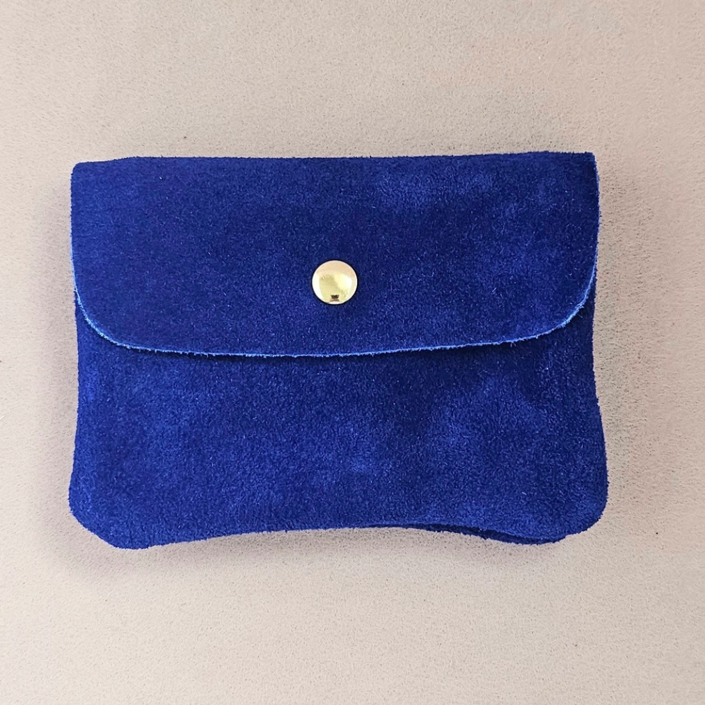 Royal marais - Portemonnaie aus Leder mit Wildlederoptik -div. Farben