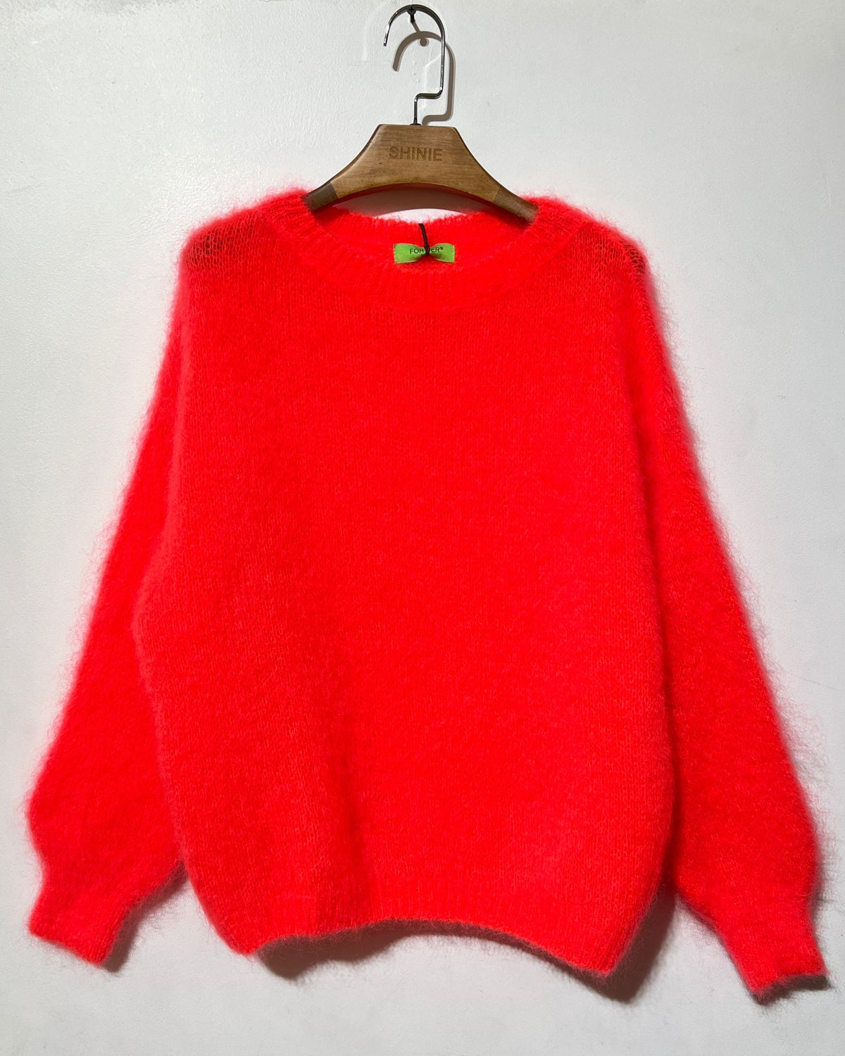 FOR HER PARIS -  80% Kidmohair Rundhals Pullover -div.Farben