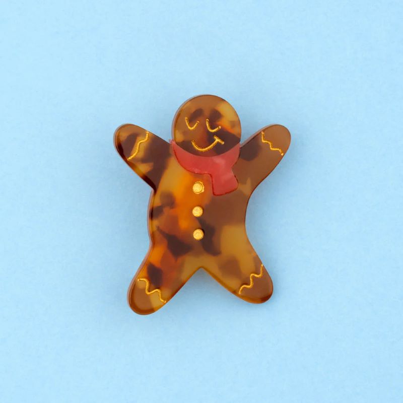 Coucou Suzette Haarclip 'Lebkuchenmann'