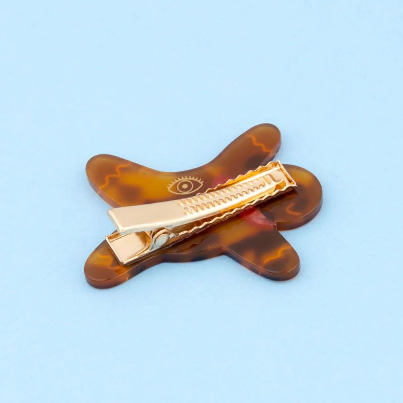 Coucou Suzette Haarclip 'Lebkuchenmann'