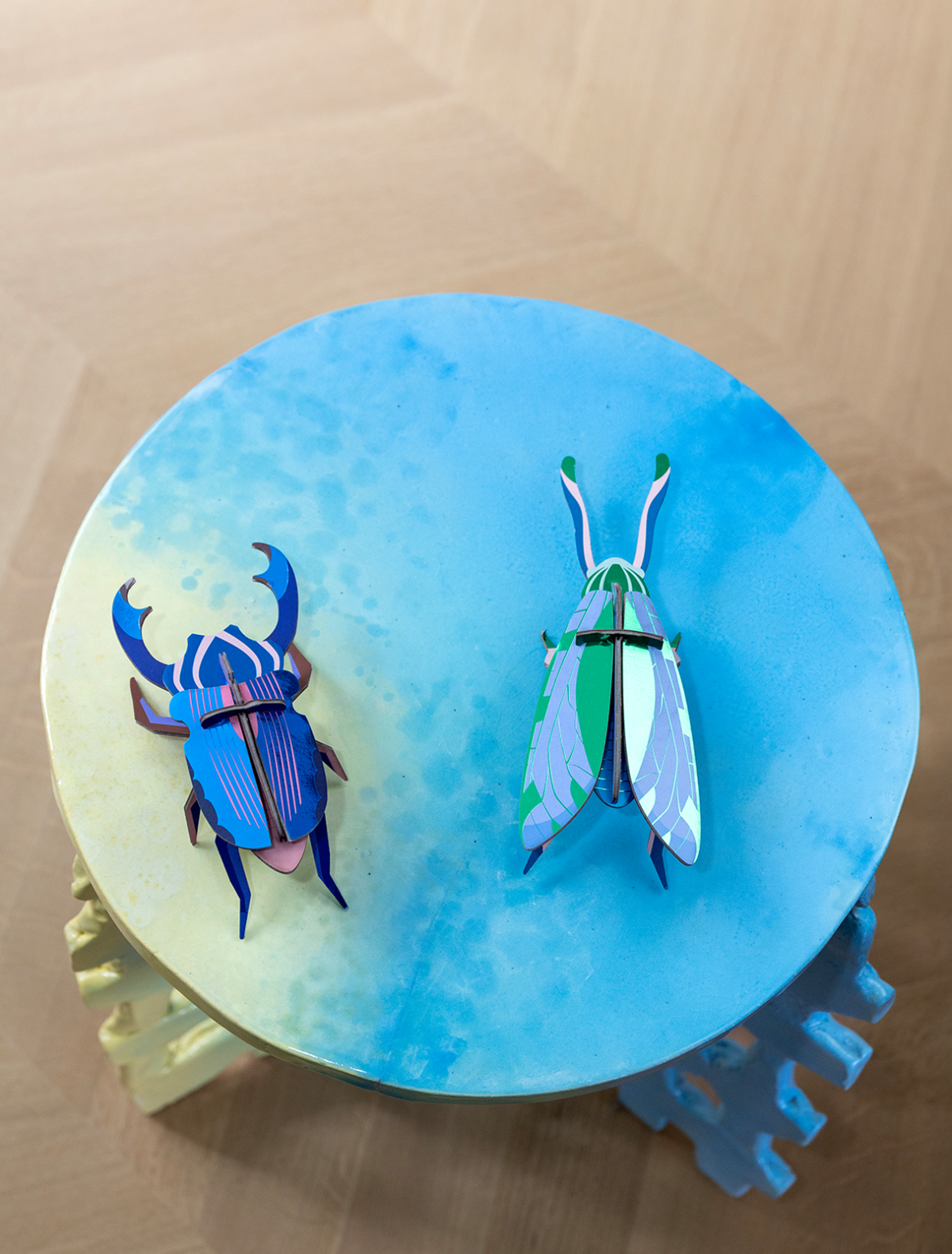Studio ROOF 'Medium Insect Jade Grasshopper'