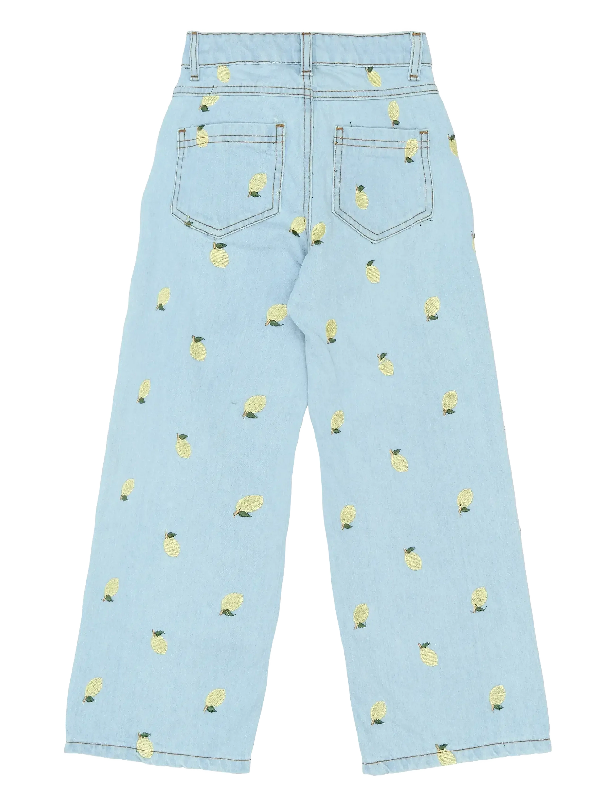 THE NEW TNSia Wide Fit Jeans - Jeans Hose mit Zitronen