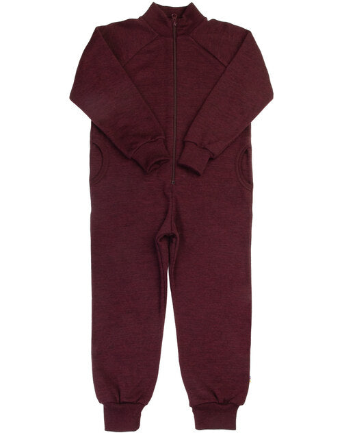 Joha Jumpsuit Burgundy Merinowolle Kids
