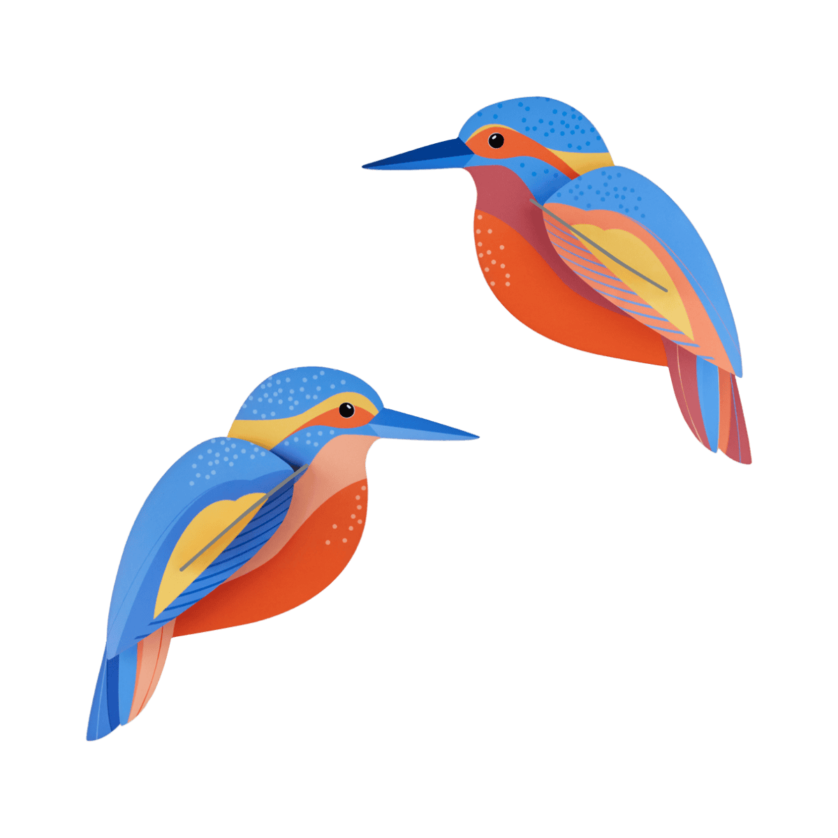 Studio ROOF 'Garden Bird - Kingfishers'