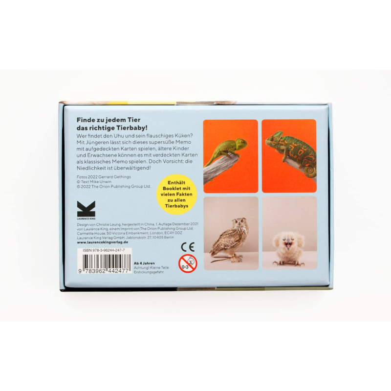 Tierbaby-Memo 'Klein und Groß' Laurence King Verlag
