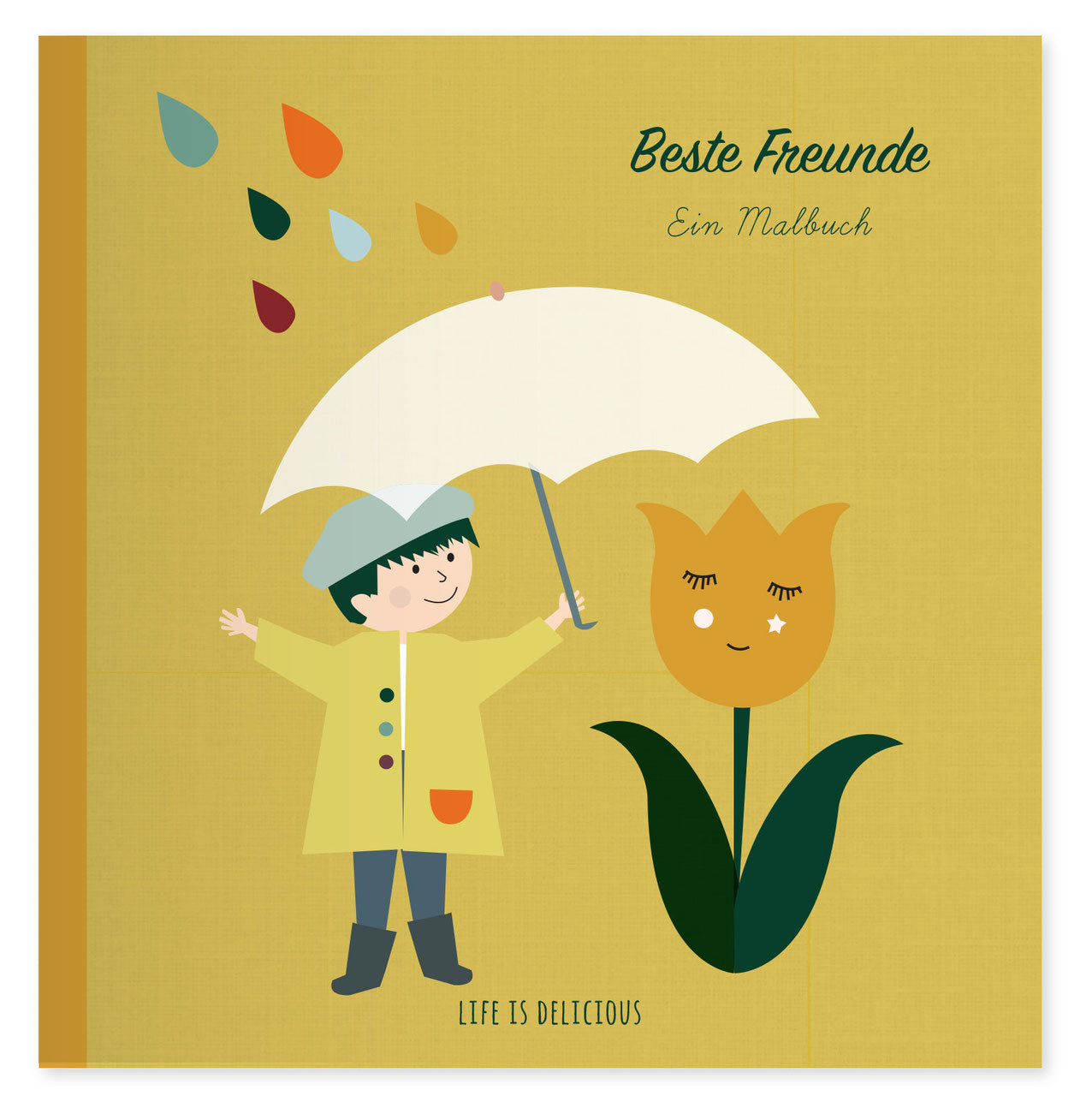 Malbuch 'Beste Freunde' Life is Delicious