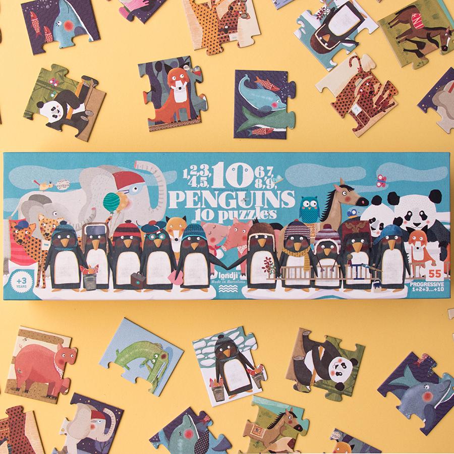 Londji Puzzle '10 Penguins'