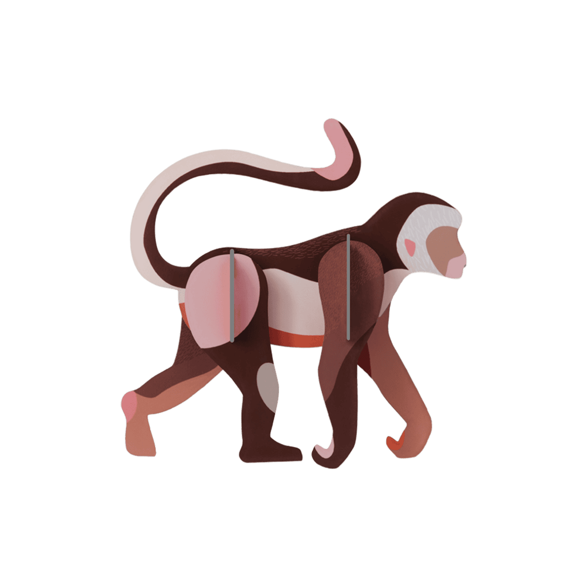 Studio ROOF 'Wild animals - Monkey'