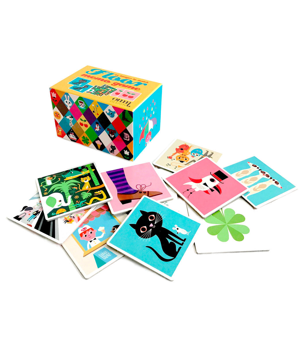 Floor Memo Game 'ECKIGE KARTEN' OMM Design
