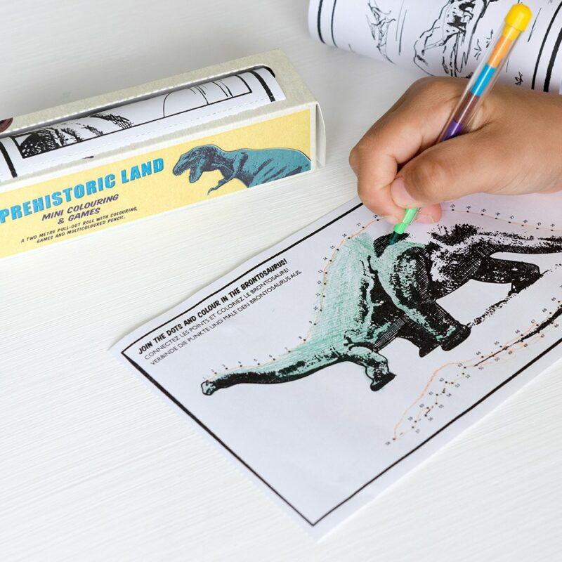 Mini - Mal- & Spielrolle 'Prehistoric Land'