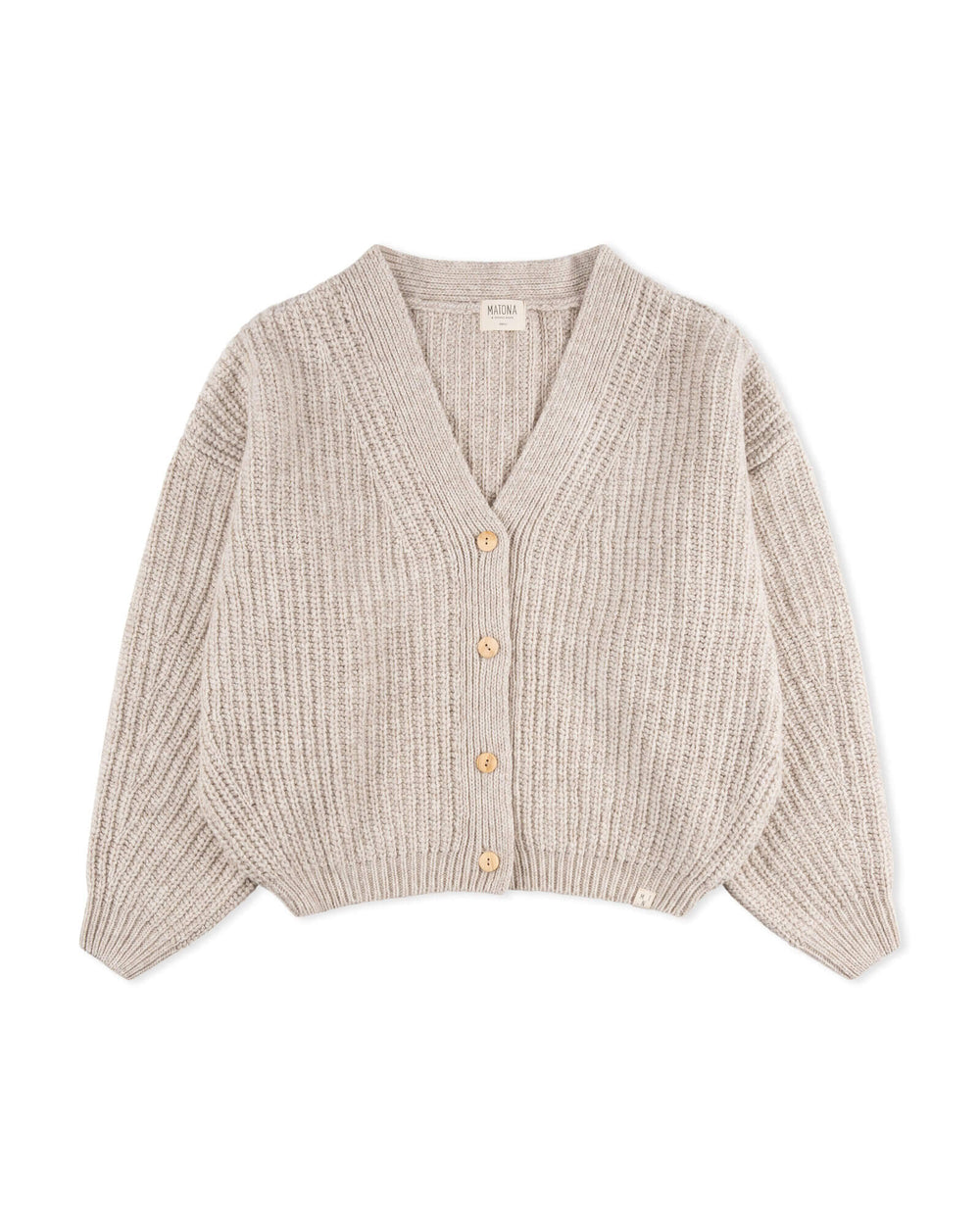 Matona Organic Knit Cardigan Herbst Winter - verschiedene Farben Wolle Baumwolle