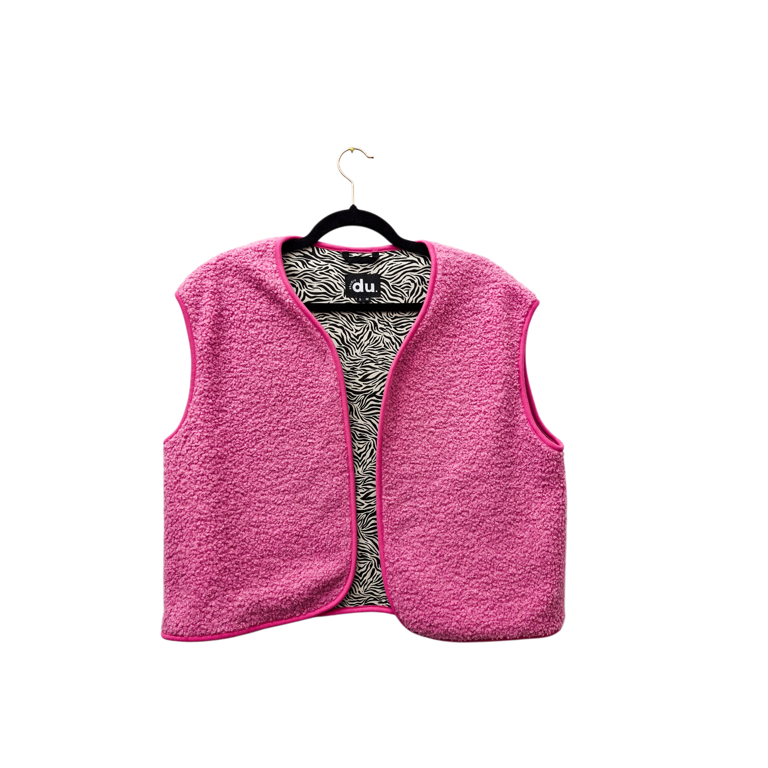 studio du. Teddyweste beere/Zebra