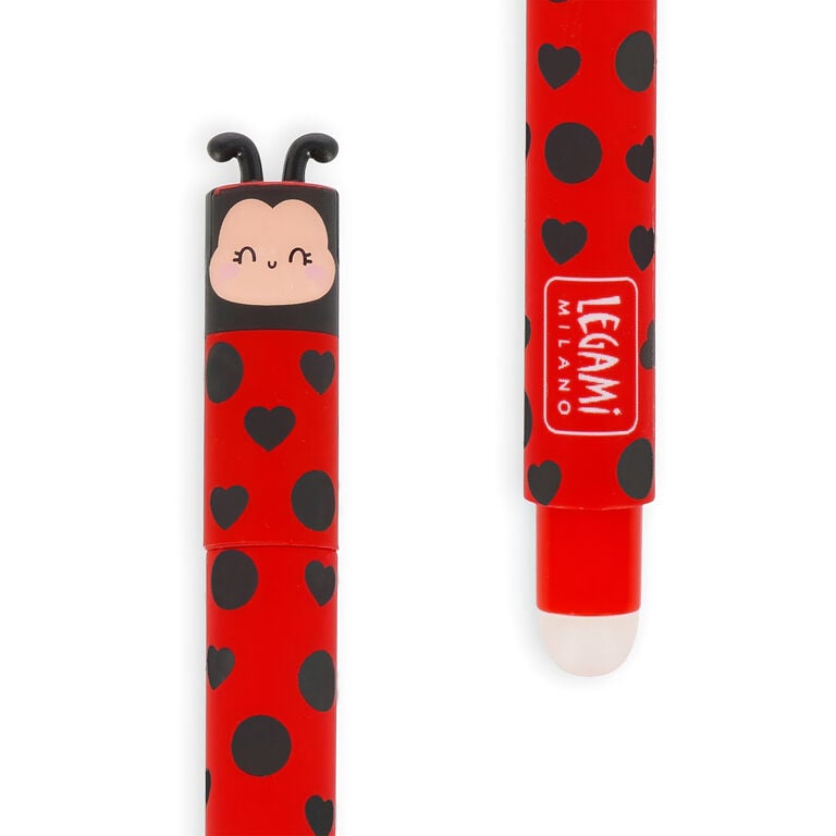 Legami Löschbarer Gelstift 'Marienkäfer' Ladybug erasable gel pen