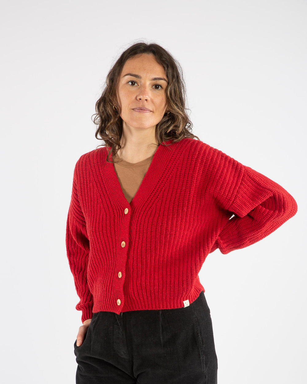 Matona Organic Knit Cardigan Herbst Winter - verschiedene Farben Wolle Baumwolle