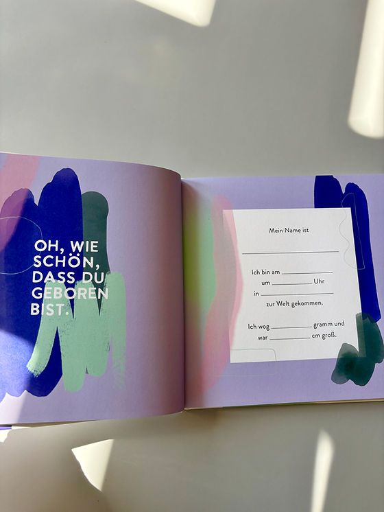 Anna Beddig Babybuch Hey Baby Willkommen
