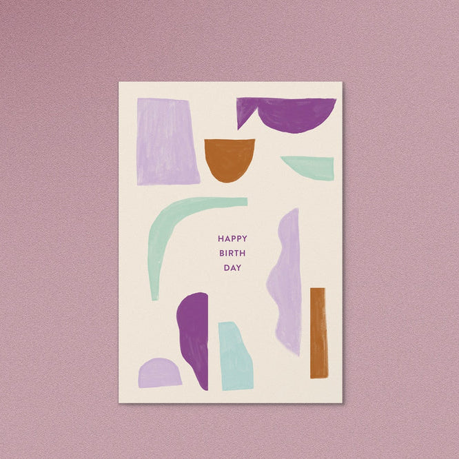 Postkarte Happy Birthday -Anna Beddig-