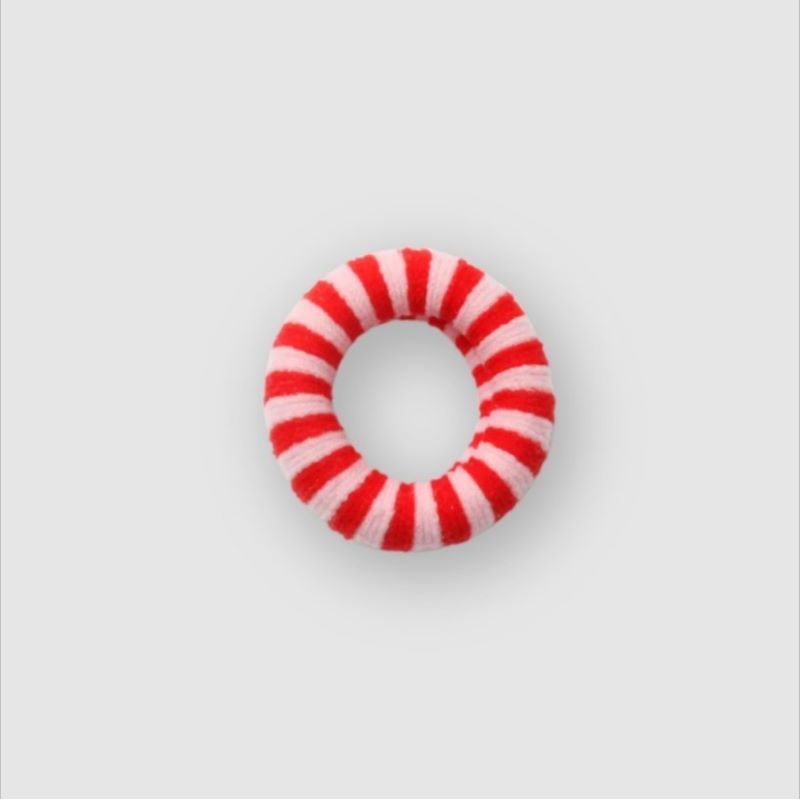 Gestreifte Haargummis 'Elfie' (verschiedene Farben)