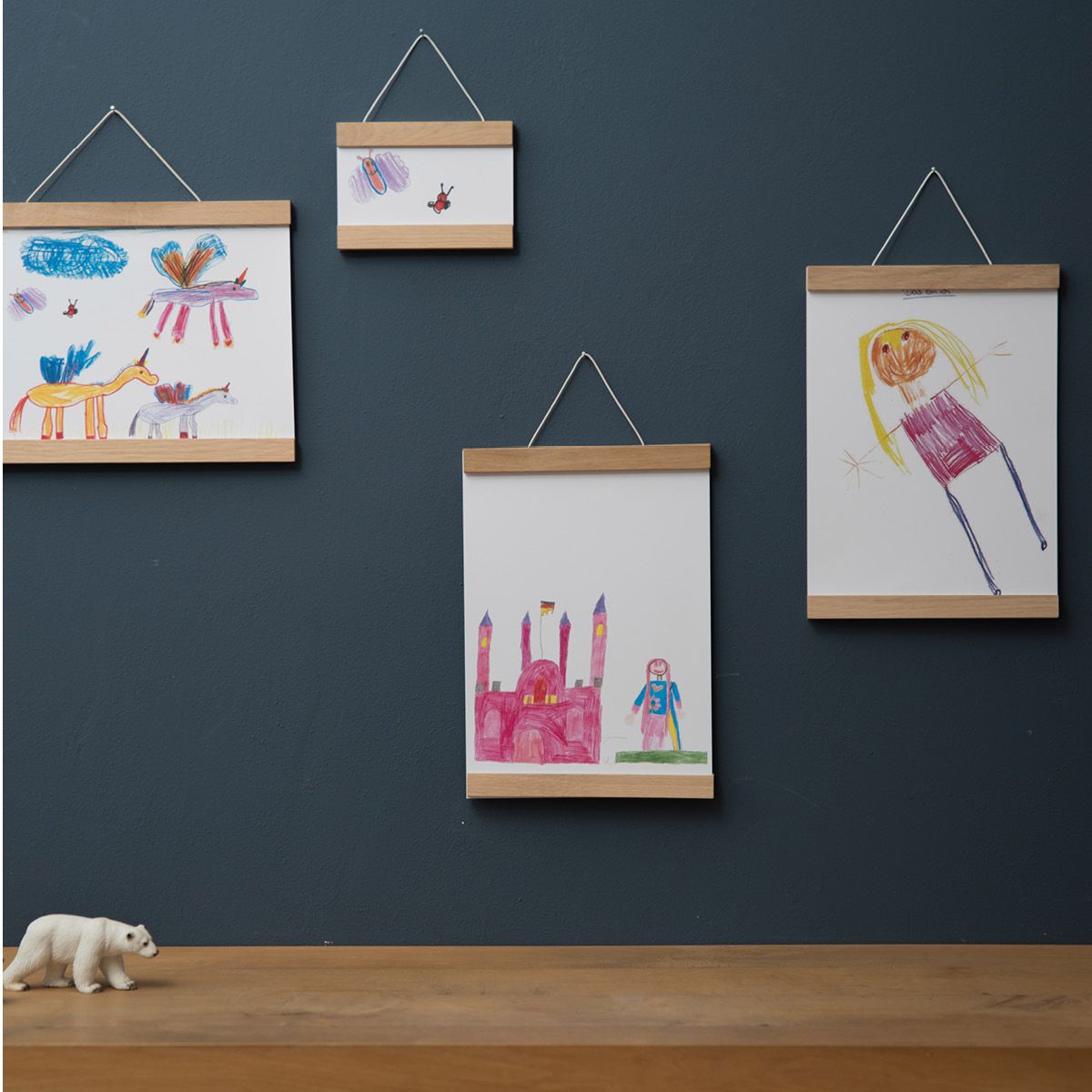 Posterleiste Eschenholz, 70 cm