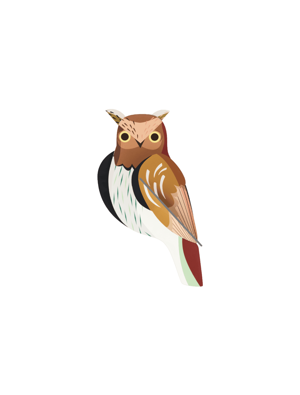 Studio ROOF 'Garden Bird Tawny Owl'