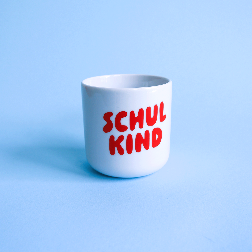 Porzellanbecher 'Schulkind'  tinyday