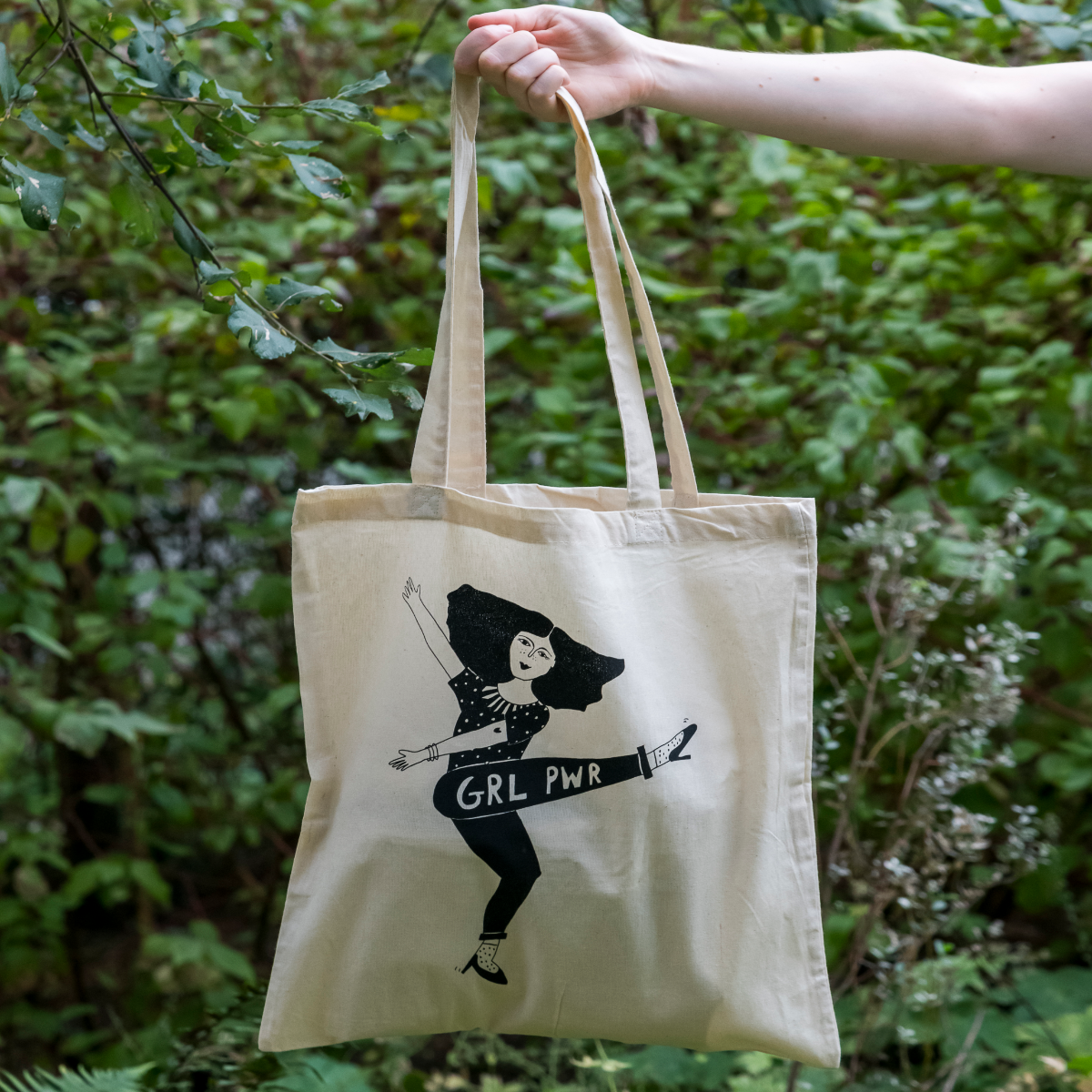 helen b Totebag 'GRL PWR'