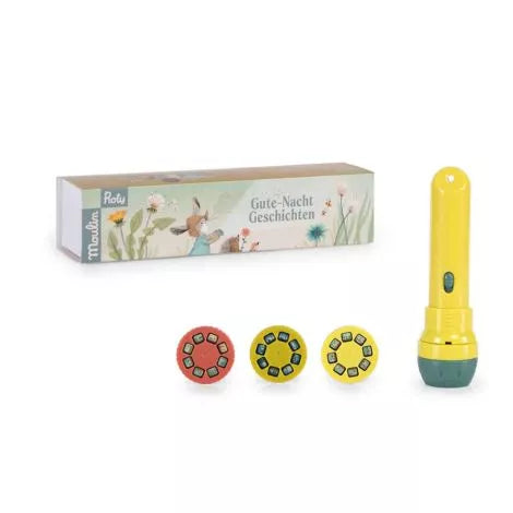 Geschichtentaschenlampe "Trois petits lapins" Moulin Roty