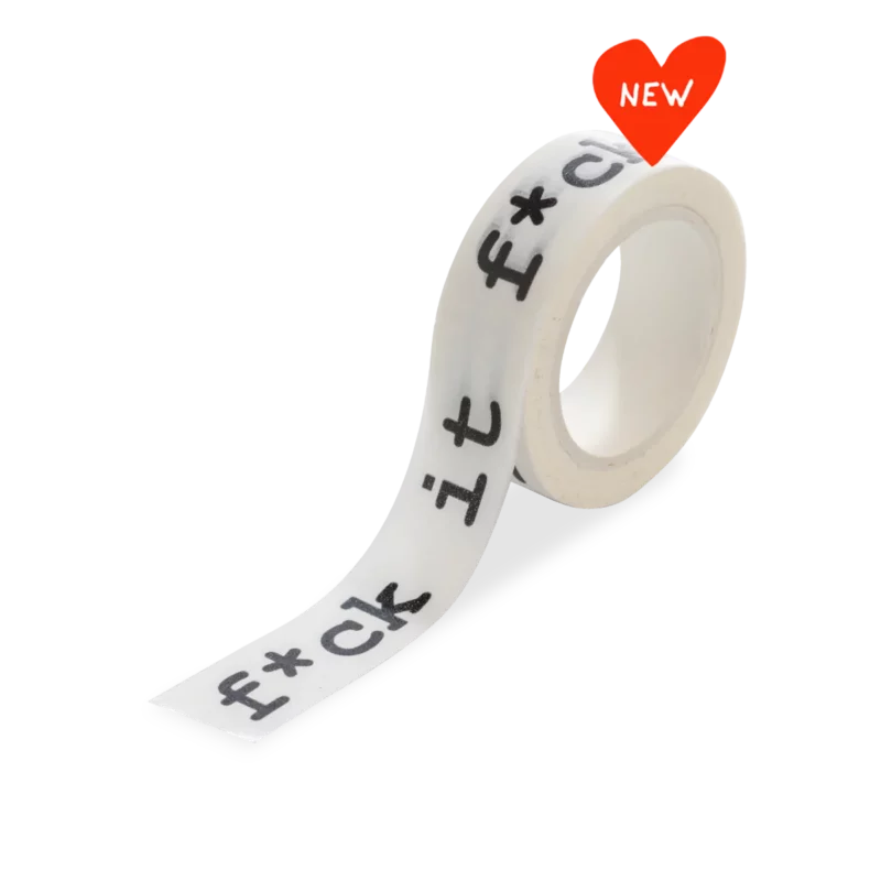 helen b Washi Tape 'f*ck it'