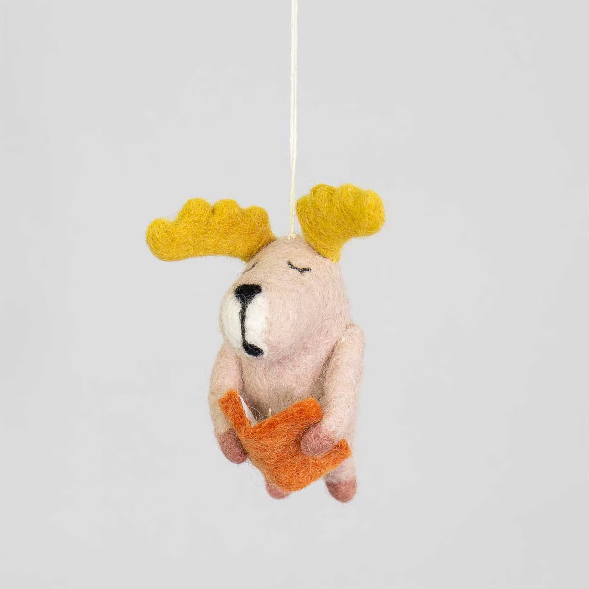 A World of Craft -lesender Elch- Weihnachtsschmuck